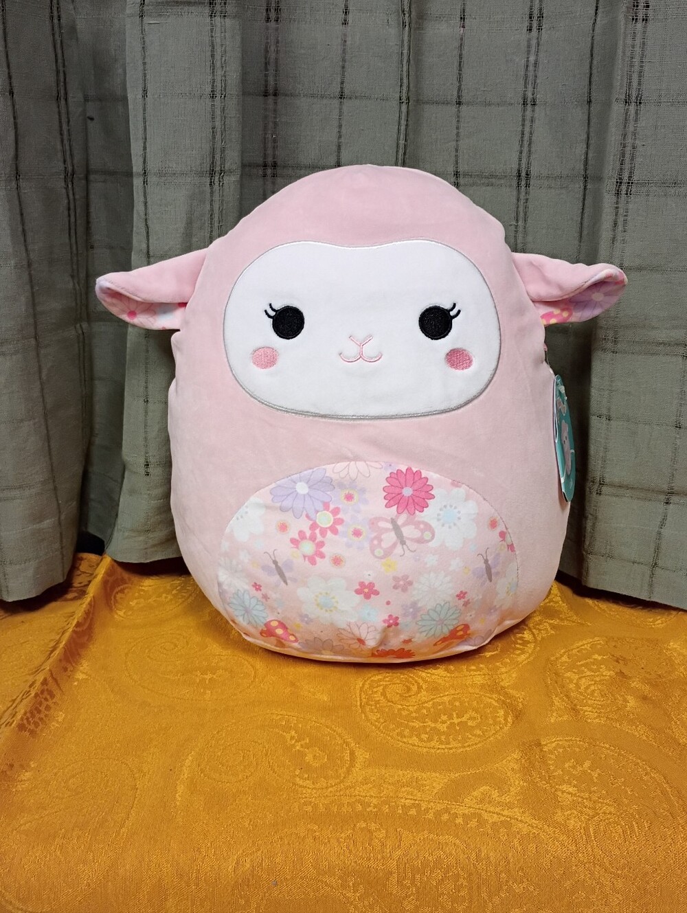 NWT 2023 Original Squishmallow Easter 2024 Squad Lala (Floral) The Lamb Size 12"